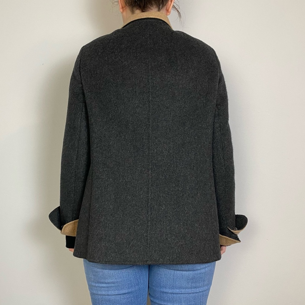 SOLD Akris Punto Cashmere Colorblock Jacket - Picture 4 of 15